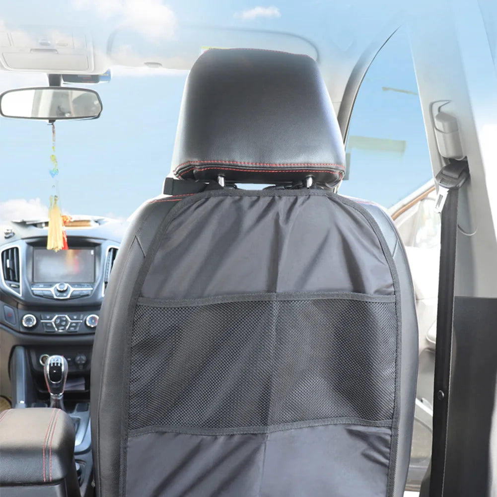 Car Rear Seat Back Scuff Dirty Protection Cover Anti Mud Dirt Seat Back Protective Cover Waterproof Auto Seat Back Protector Mat Qme
