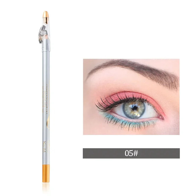 Eyebrow Pencil Available Eyebrow Pencil Shadows Cosmetics Natural Long Lasting Tint Waterproof Microblading Wooden Eyebrow Pen Qme 05Gray