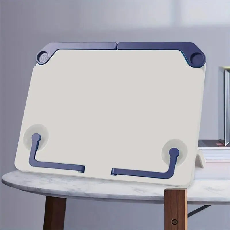 Portable Reading Stand Books Recipe Shelf Folding Holder Cookbook Qme