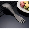 Portable Multi-function Fork Spoon Titanium Alloy Outdoor Camping Qme A