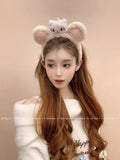 Hello Kitty Sweet Cartoon Headband Cute Bow Versatile Hair Accessory Qme 2