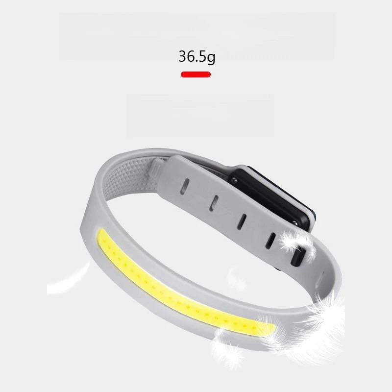 COB Night Running Cycling Flashlight Strong Light Outdoor Charging Qme