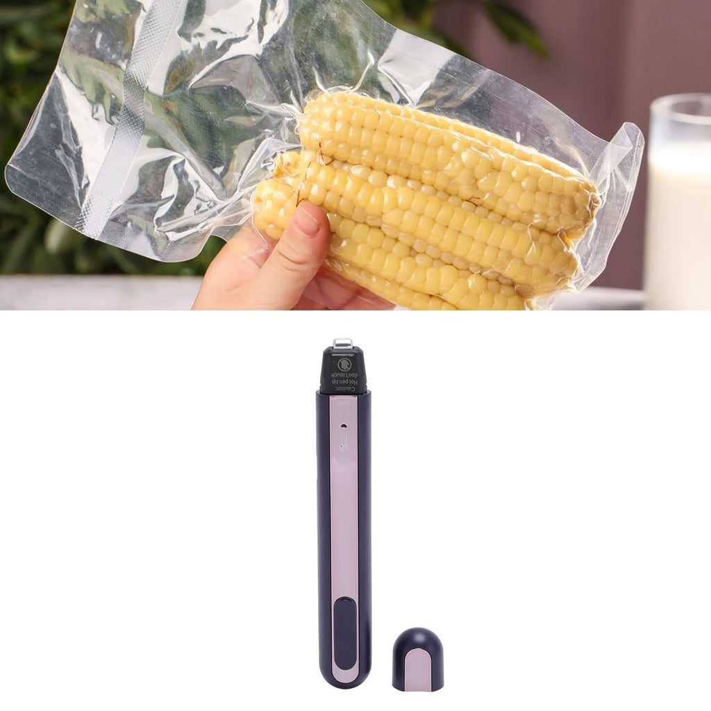 Mini Heat Press Food Bag Heat Sealer Identity Theft Protective Pen Multipurpose for Receipt Shipping Label for T Shirts Hats Qme