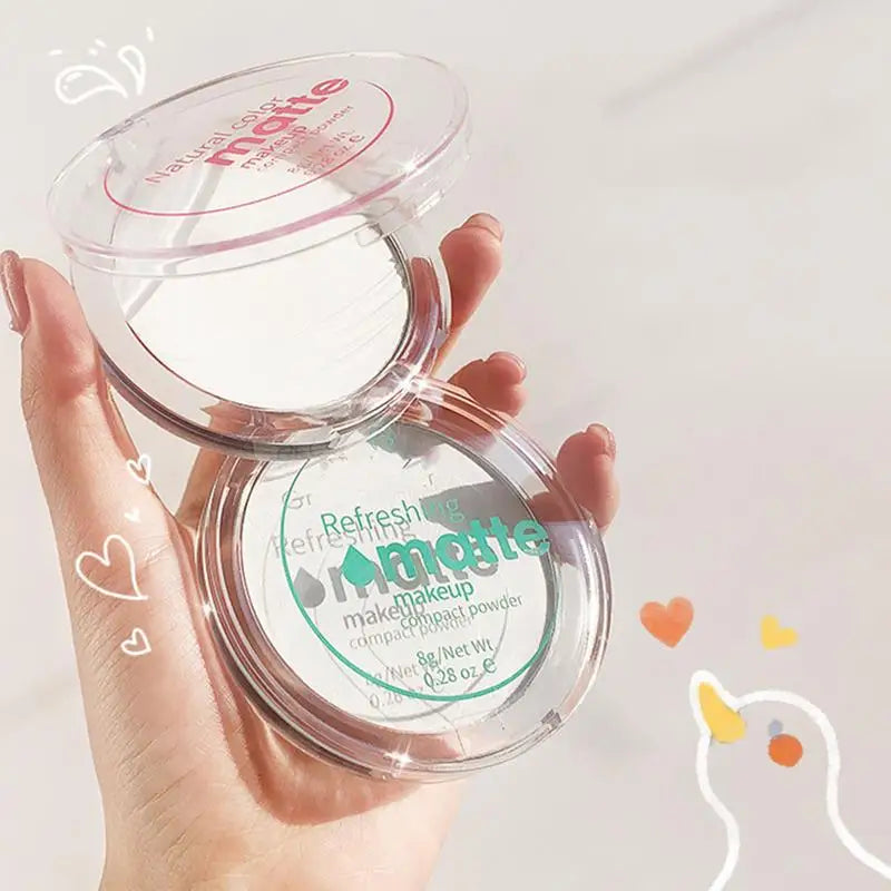 Make Up Face Powder Pressed Brighten Oil-control Nude Makeup Qme