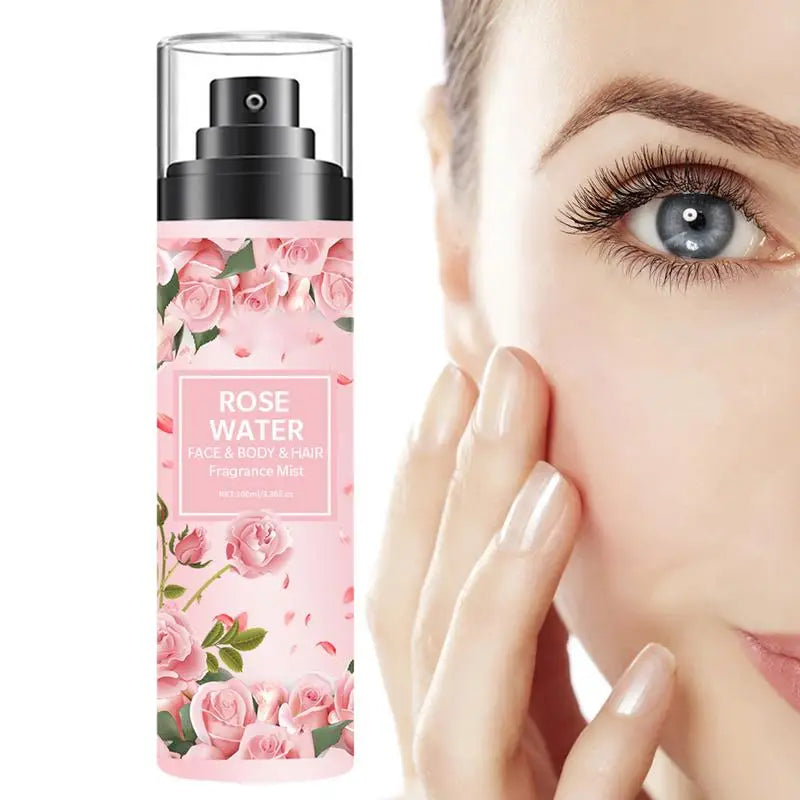 Rose Pure Dew Damask Water Essentiall Oil Organic Petals Essence Qme