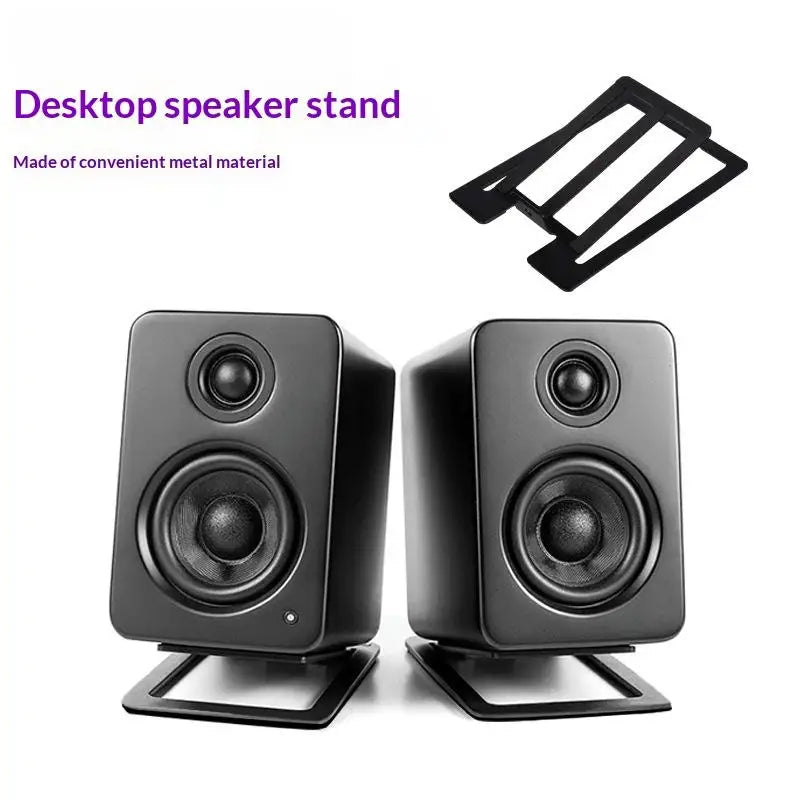Heavy Duty Desktop Speaker Stand Tabletop Solid Audio Support Qme