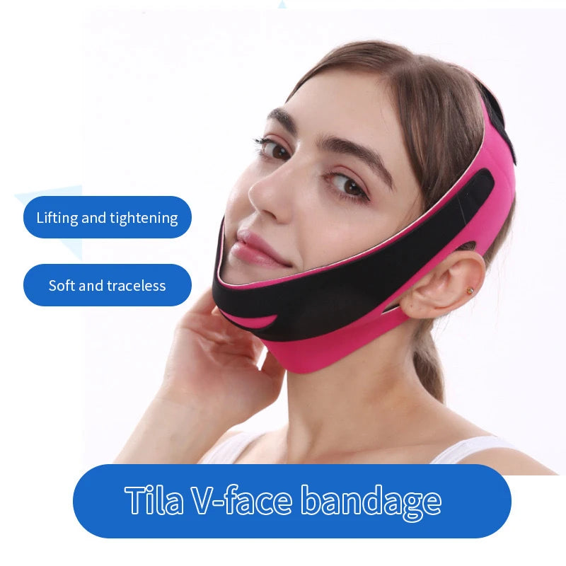 Elastic Face Slimming Bandage V Line Shaper Women Chin Cheek Lift Up Qme