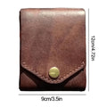 Multifunctional Compact Wallet Handmade Leather Card Holder Small Qme 1pc