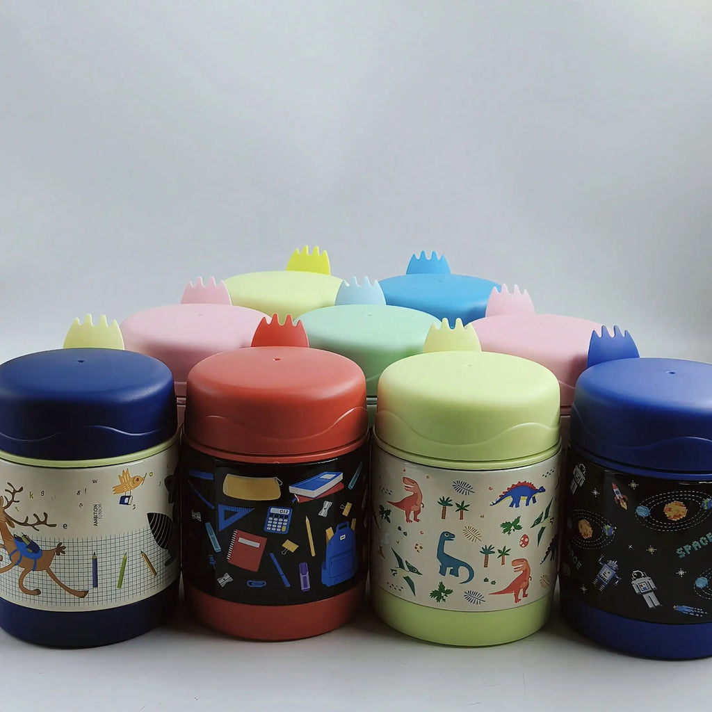 Double-layer Stainless Steel Stew Beaker Fashionable Vacuum Creative Qme