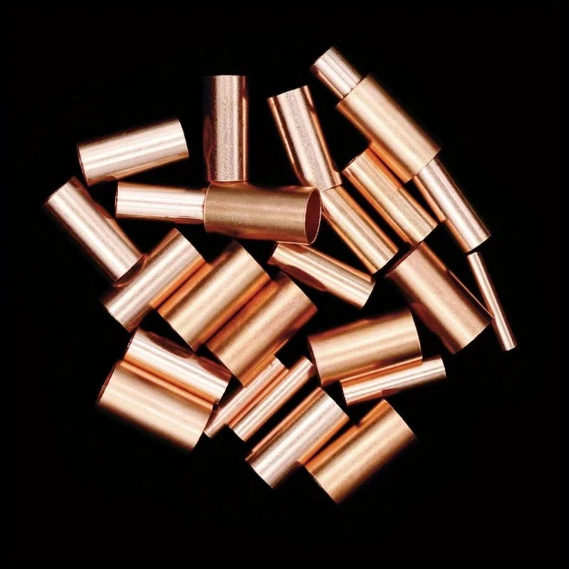 250pcs Copper Connecting Pipe Kit - Perfect For Wire Joints & Cable Lugs! Qme