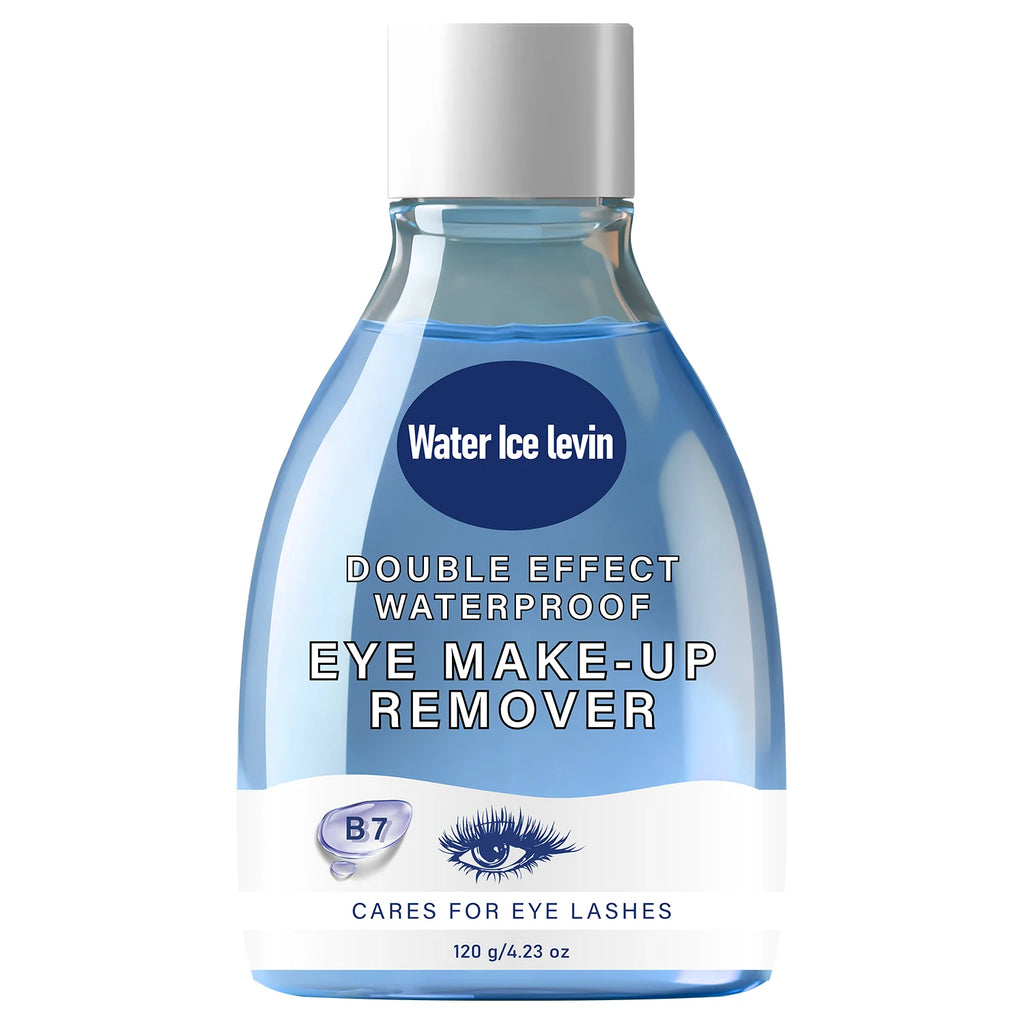 Double Effect Eye Makeup Remover with B7 & Collagen, Gentle on Lashes & Waterproof Qme Other 120g