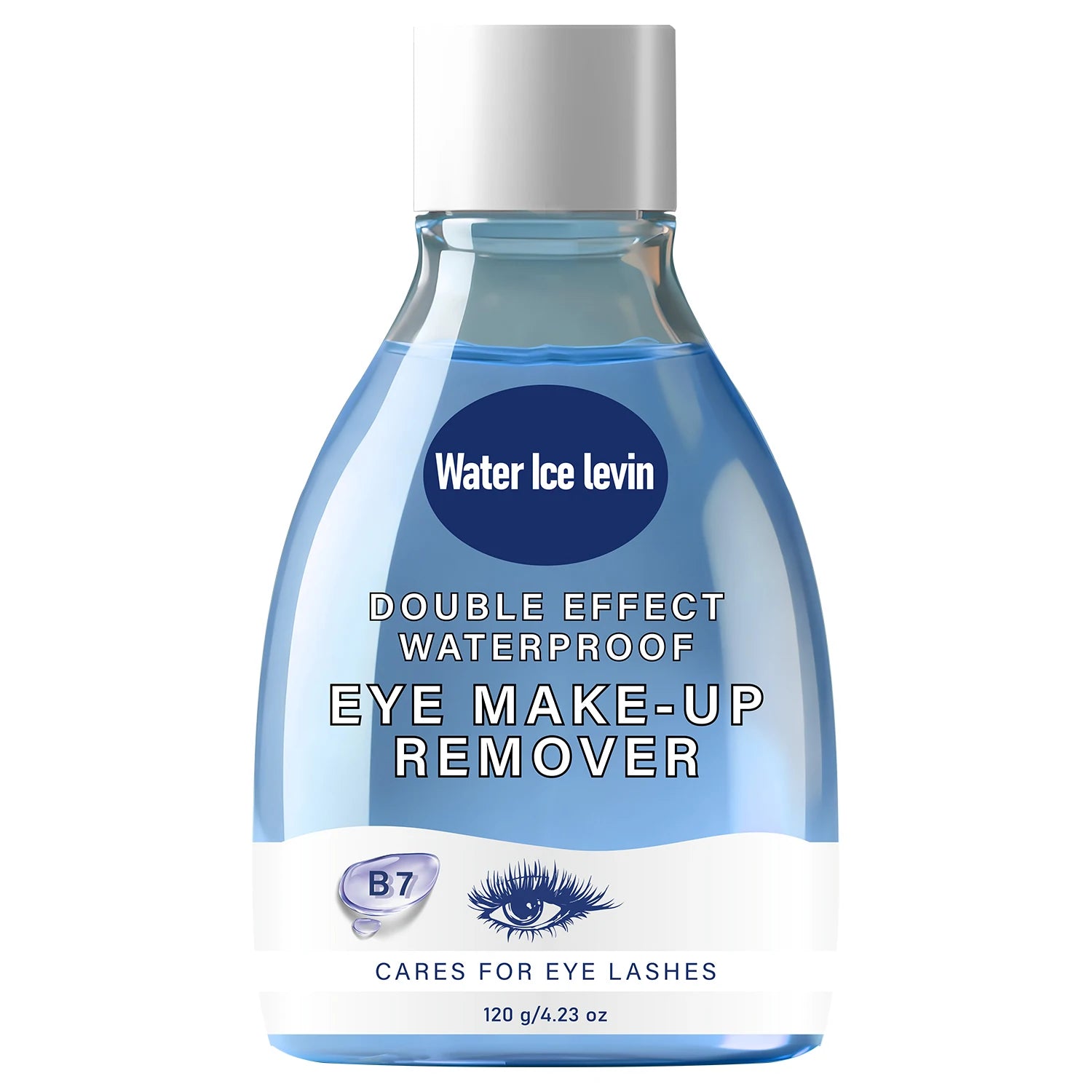 Double Effect Eye Makeup Remover with B7 & Collagen, Gentle on Lashes & Waterproof Qme Other 120g
