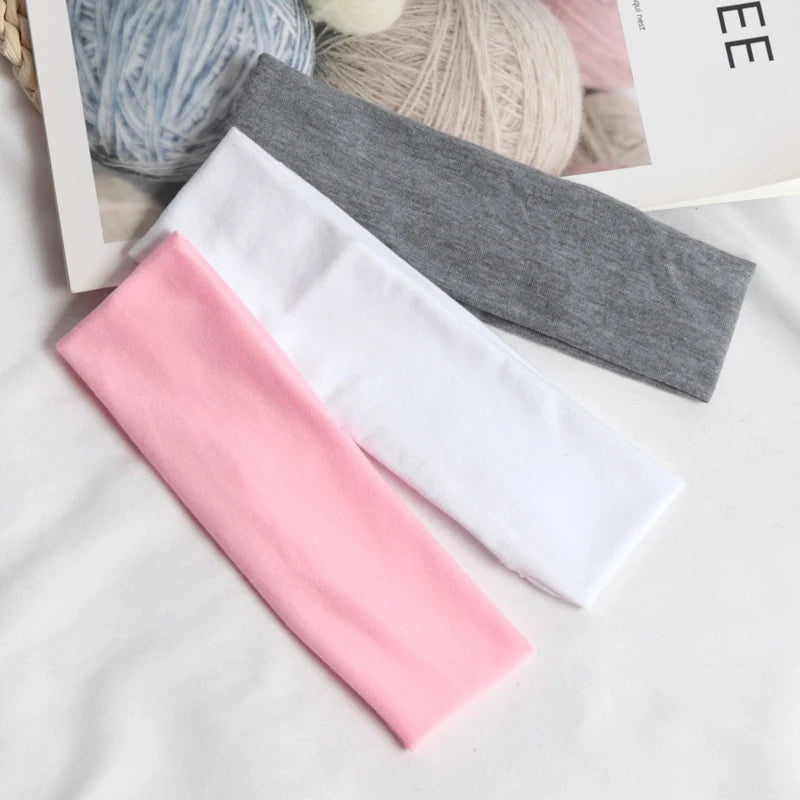 Simple Hairband Elastic Sports Headbands Headdress Quick Dry Workout Qme