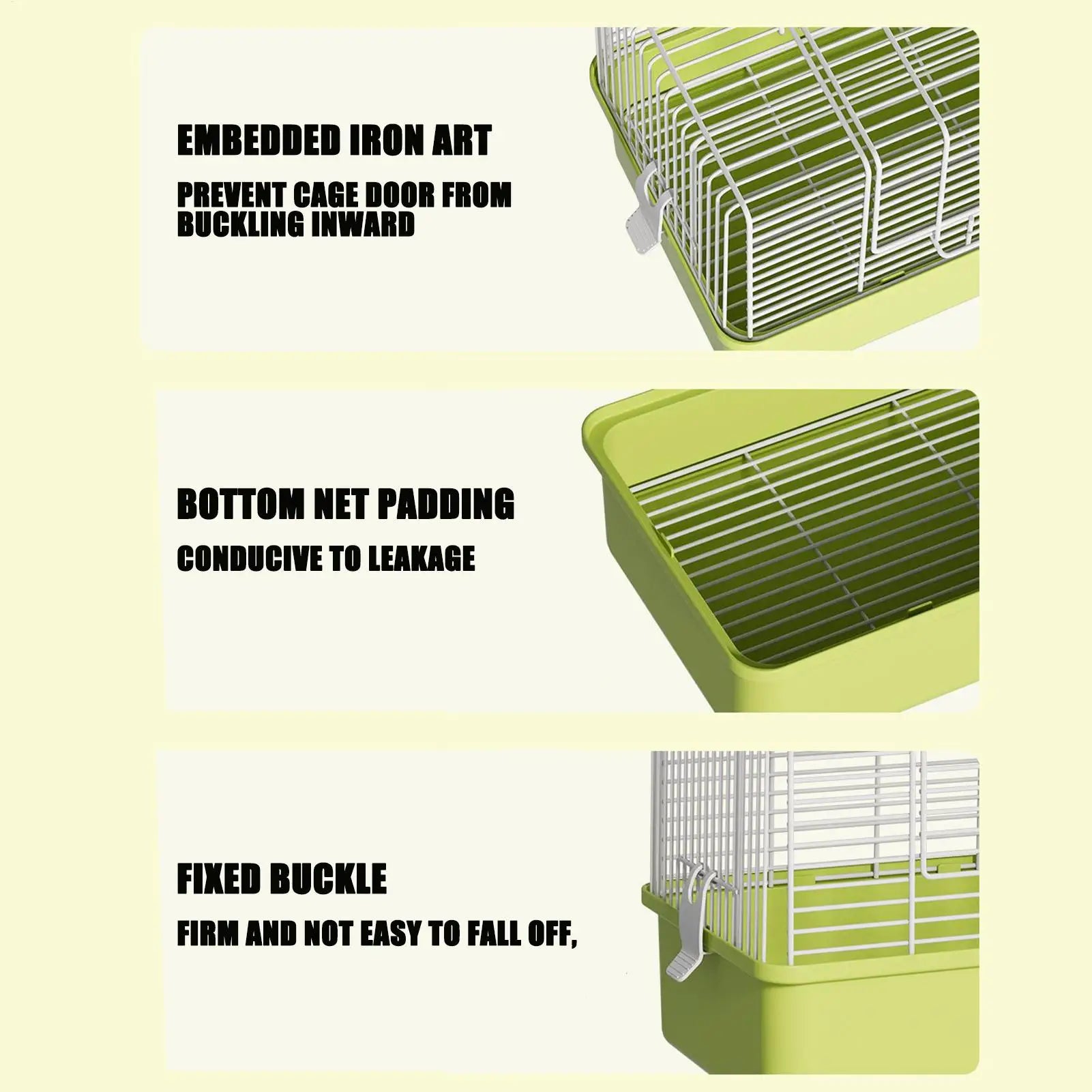 Bird Cages Parakeets Portable Large Space Carrier Handle Parrot Beaks Qme China Mainland