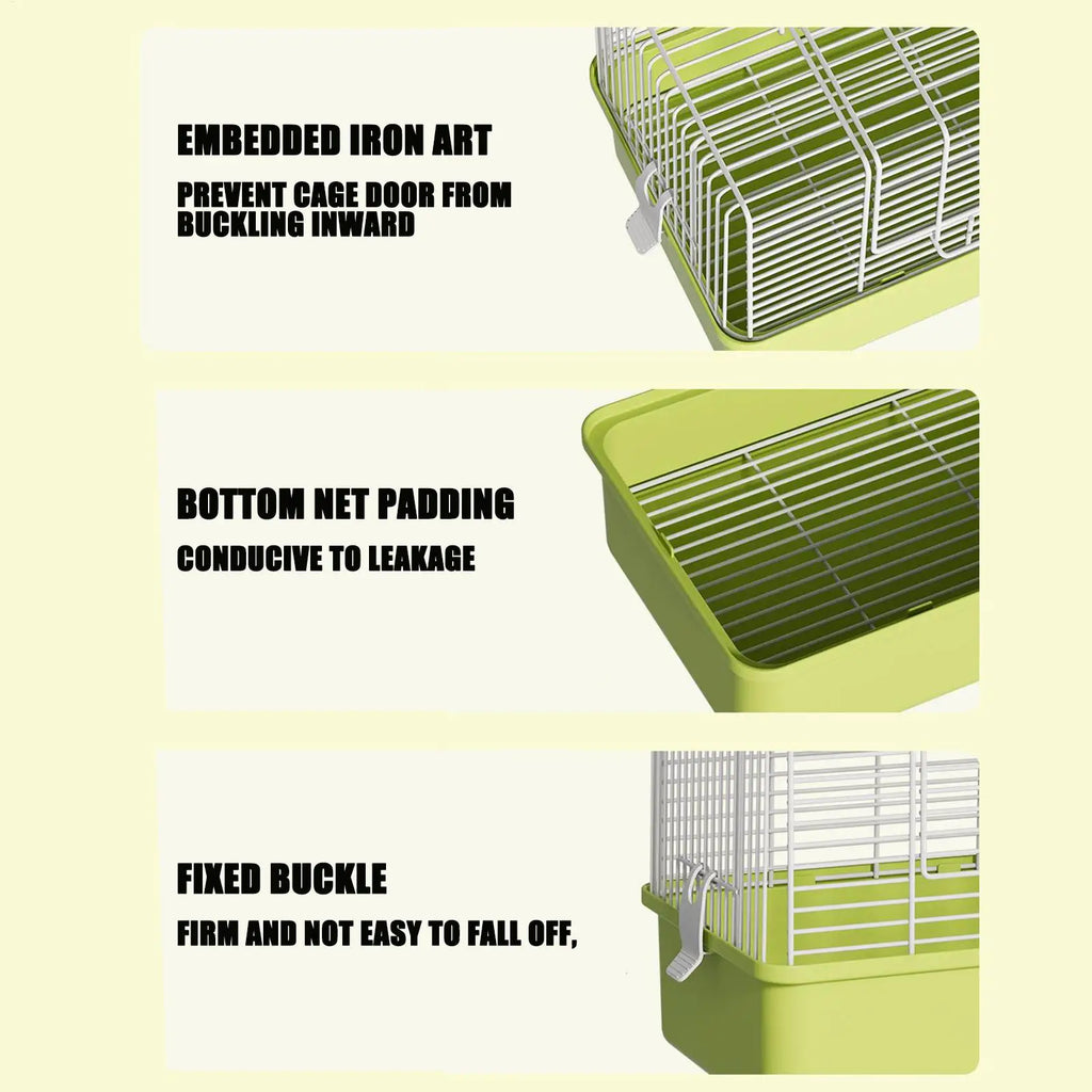 Bird Cages Parakeets Portable Large Space Carrier Handle Parrot Beaks Qme China Mainland
