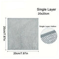 Kitchen Cleaning Cloth Steel Wire Dishwashing Cloth Non-stick Clean Towel Washing Rags Household Rust Removal Cleaning Cloths Qme 20x20cm 5pcs