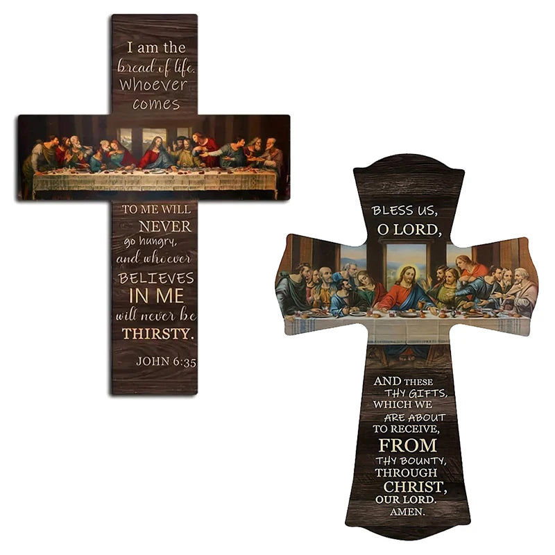 Home Decoration Pendant Wall Card Bible Scripture Hangingwooden Sign Qme