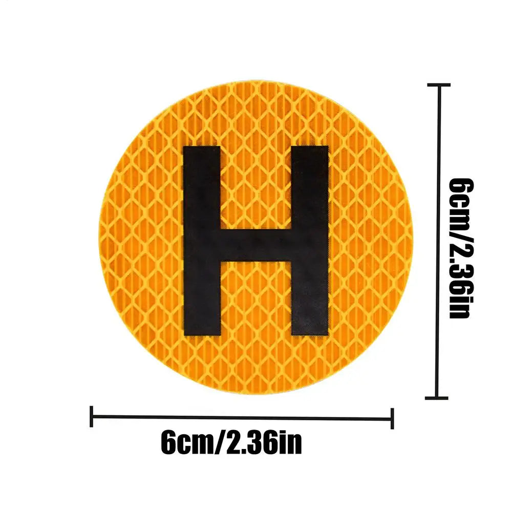 Magnetic Driver Sign Sticker Spanish Magnet Bumper Decals with H Sign Automotive Decor for Window Windscreen Door Rear Fridge Qme as shown
