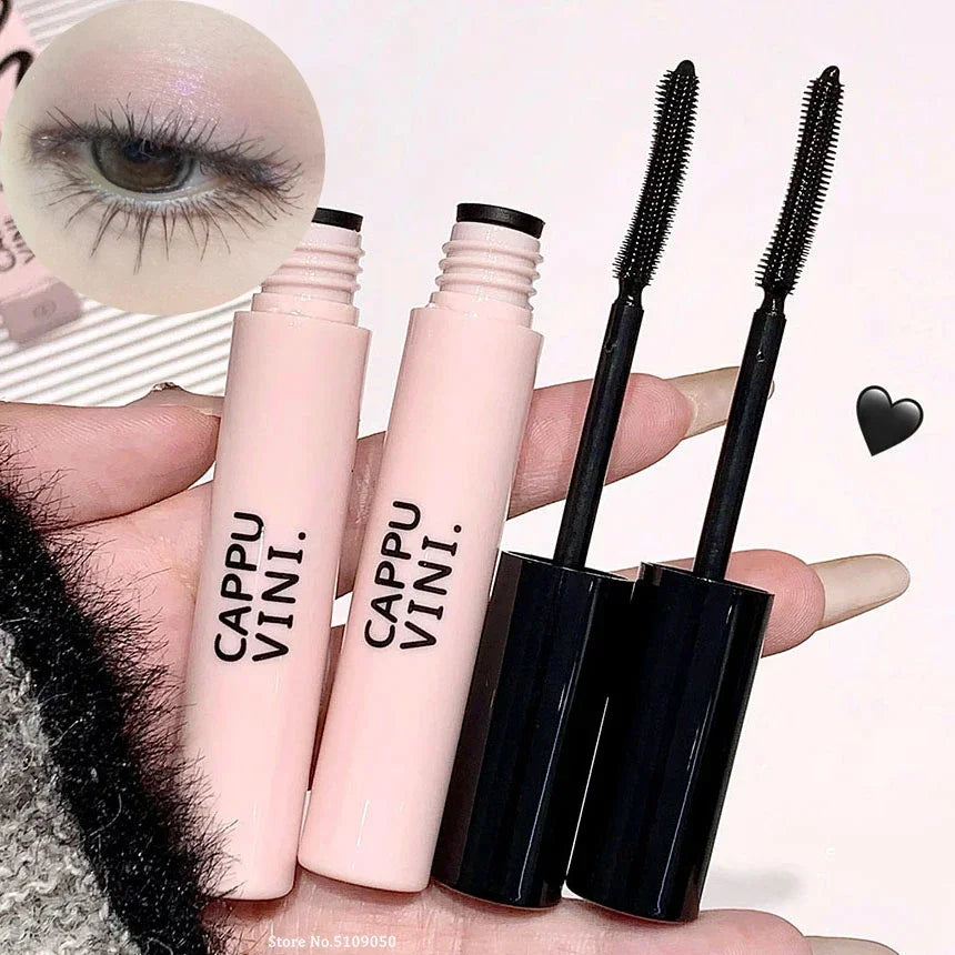 Mascara Makeup Curling Black Brown Eyelash Extension Waterproof Non-fading Dyeing Liquid Volume Mascara Long-wearing Cosmetic Qme