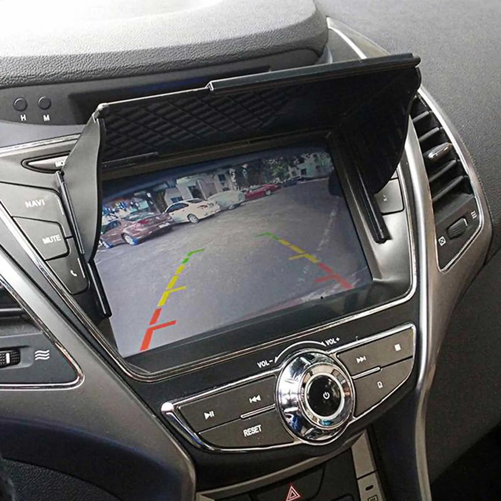 GPS Navigator Sun Shade Navigation Visor Sunshade Car Glare Vision Qme