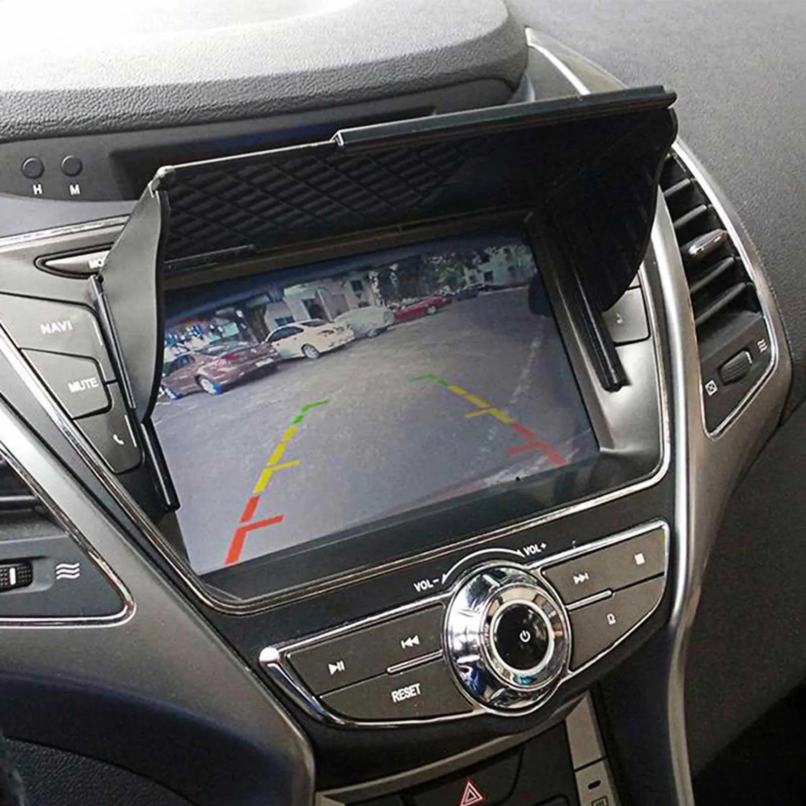 GPS Navigator Sun Shade Navigation Visor Sunshade Car Glare Vision Qme