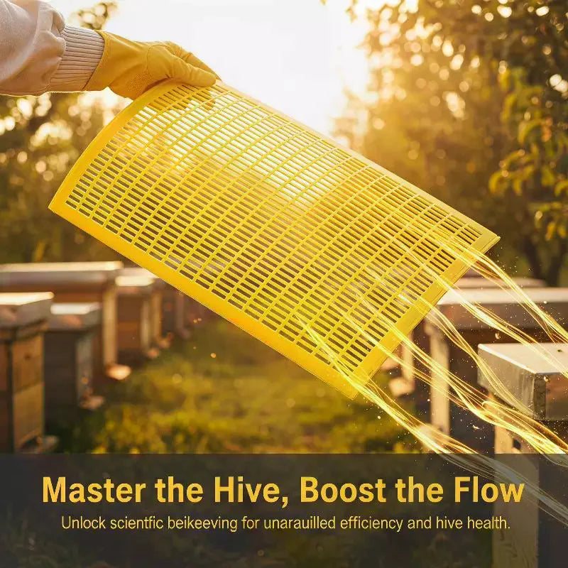 42*51CM Queen Bee Excluder Trapping Net Separate Queen Bee From Honey Super Queen Anti-Escape Frame Beekeeping Supplies Qme