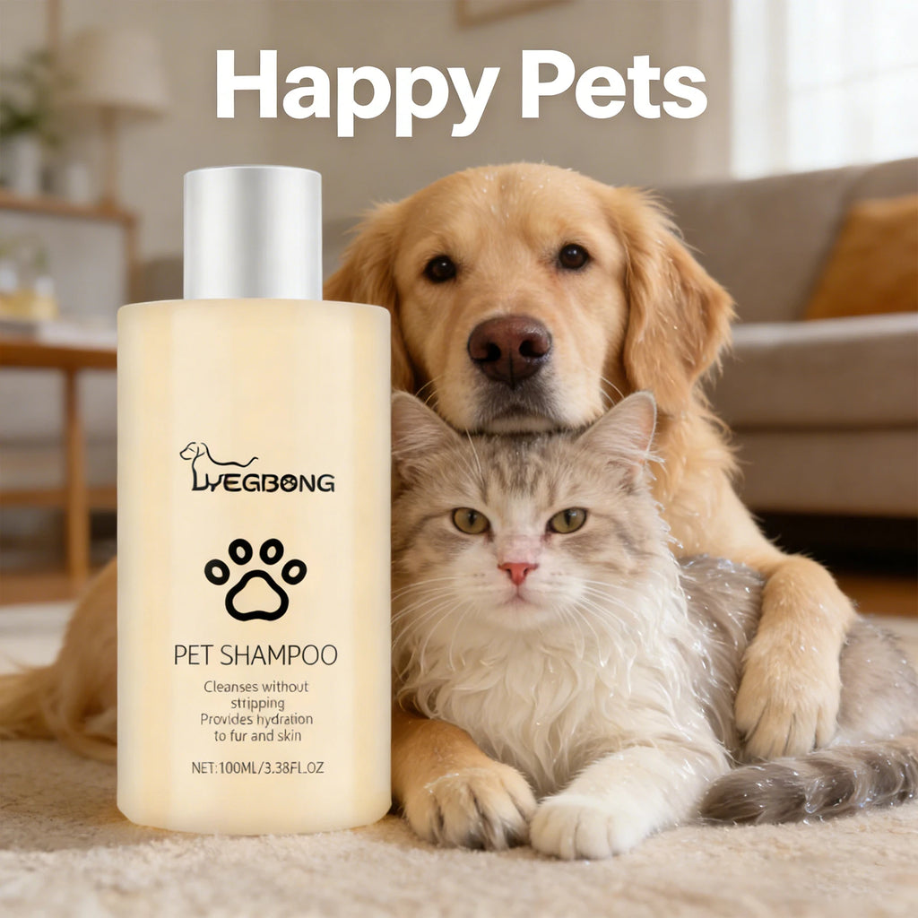 Fragrant Pet Shampoo Nourish Remove Stain Smooth Hair Prevent Tangling Relieve Itching Reduce Body Odor Moisturizing Pet Shampoo Qme