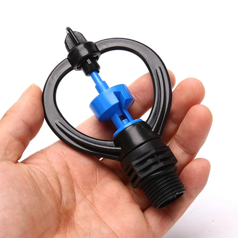 1/2 Inch External Thread Rotary Sprinklers Farm Irrigation Sprinkler Lawn Garden Gardening Water Watering 1PC. Qme