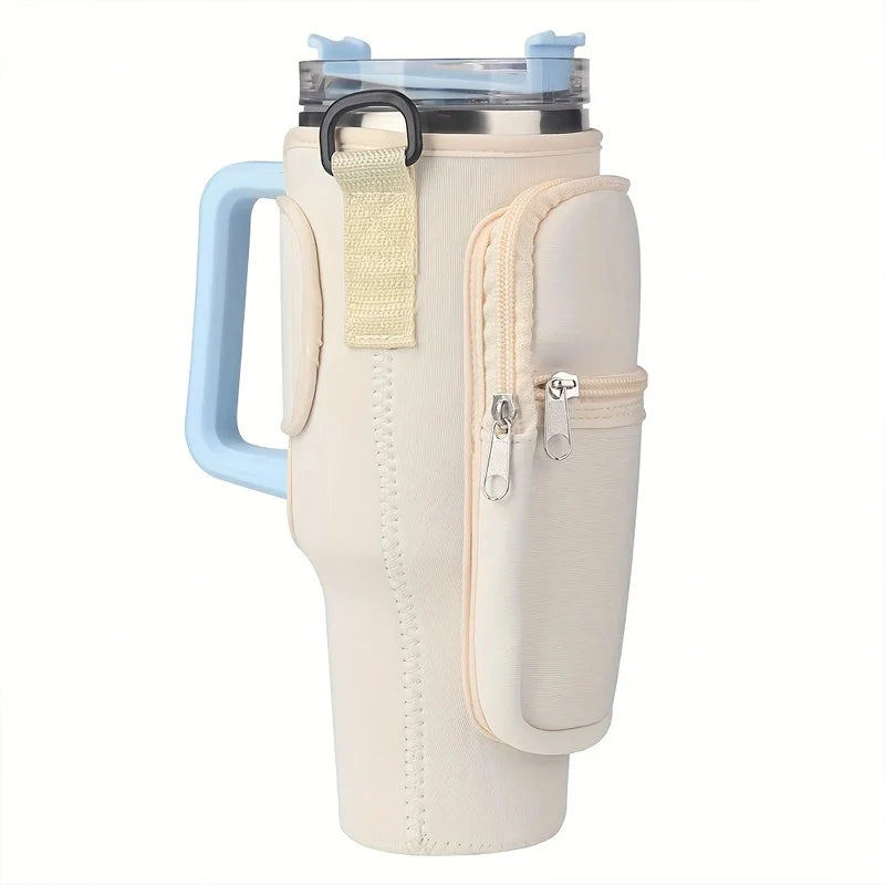 Ice Brave Cup Cover, includes two storage bags (can hold mobile phones and miscellaneous items) suitable for 30oz and 40oz cups Qme
