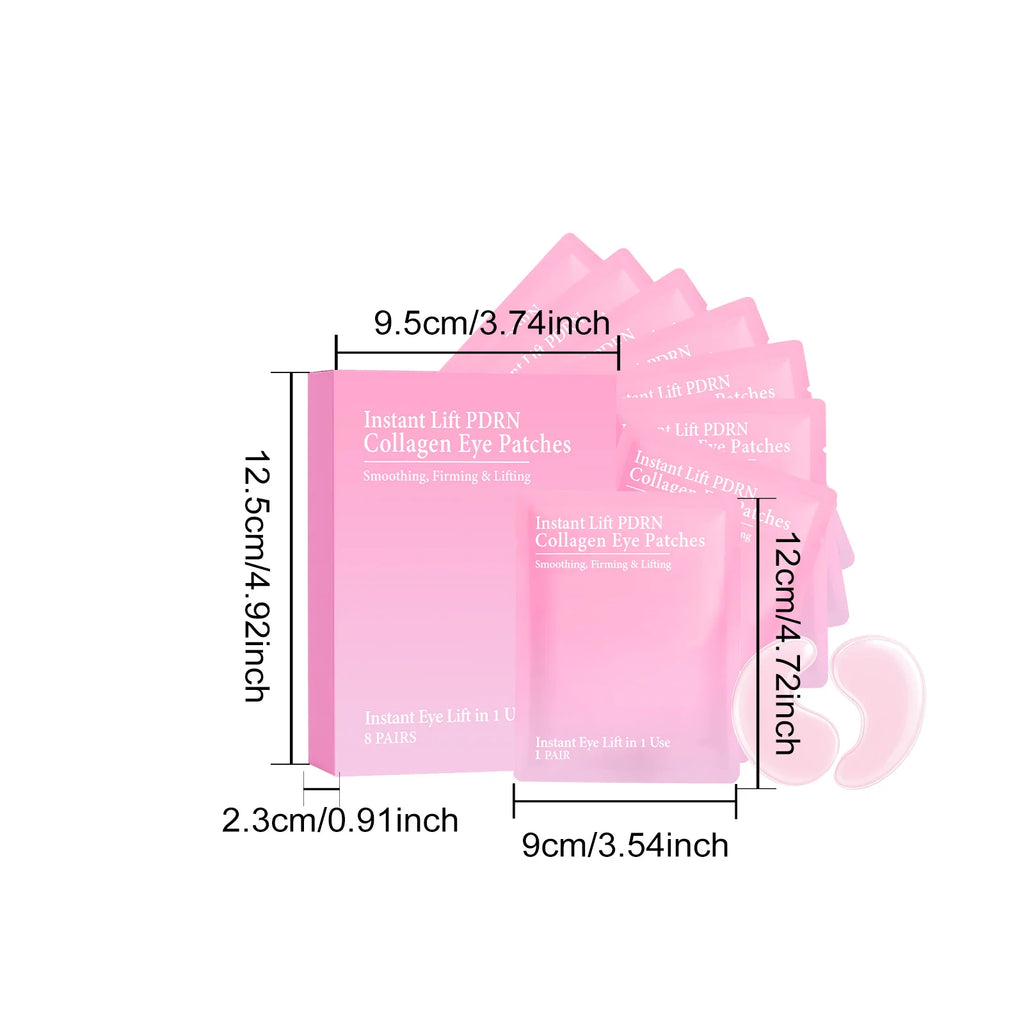 Collagen Eye Patches Hydrogel Anti Dark Circles Reduces Puffiness Instant Lifting Nourishing Anti-Wrinkle Under Eye Mask Qme