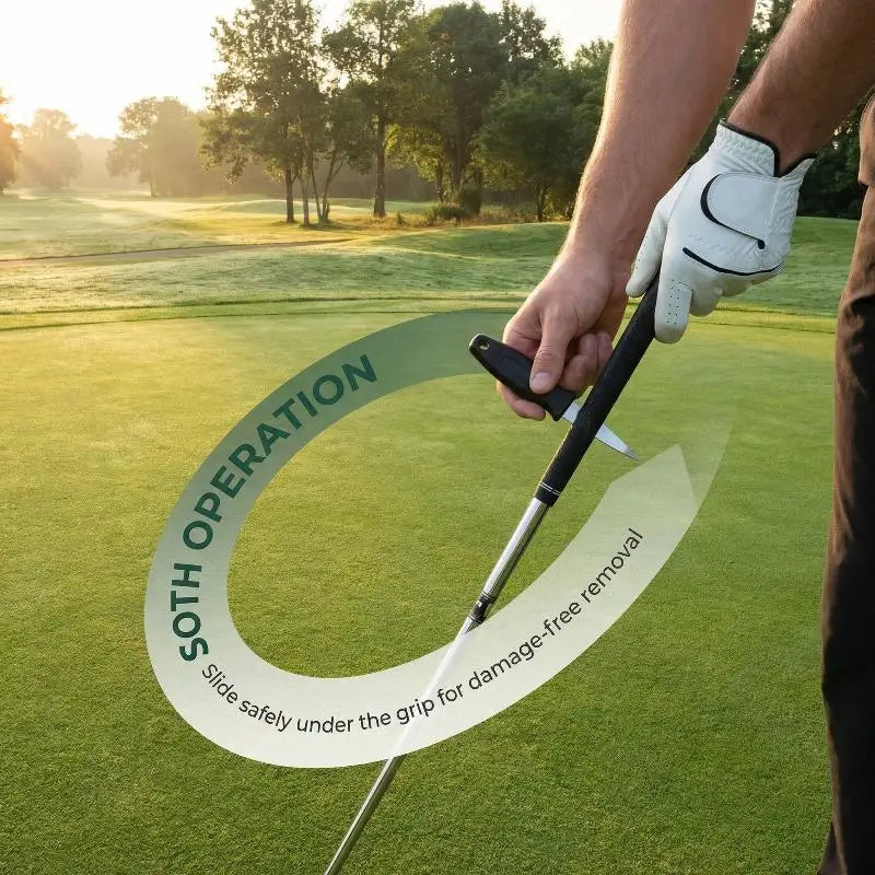 Golf Grip Removal Tool Reusable Club V-groove Remover Saver Qme