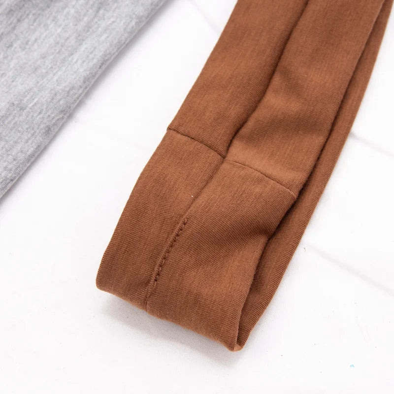 Elastic Cotton Hairband Fashion Headbands Women Men Solid Running Qme