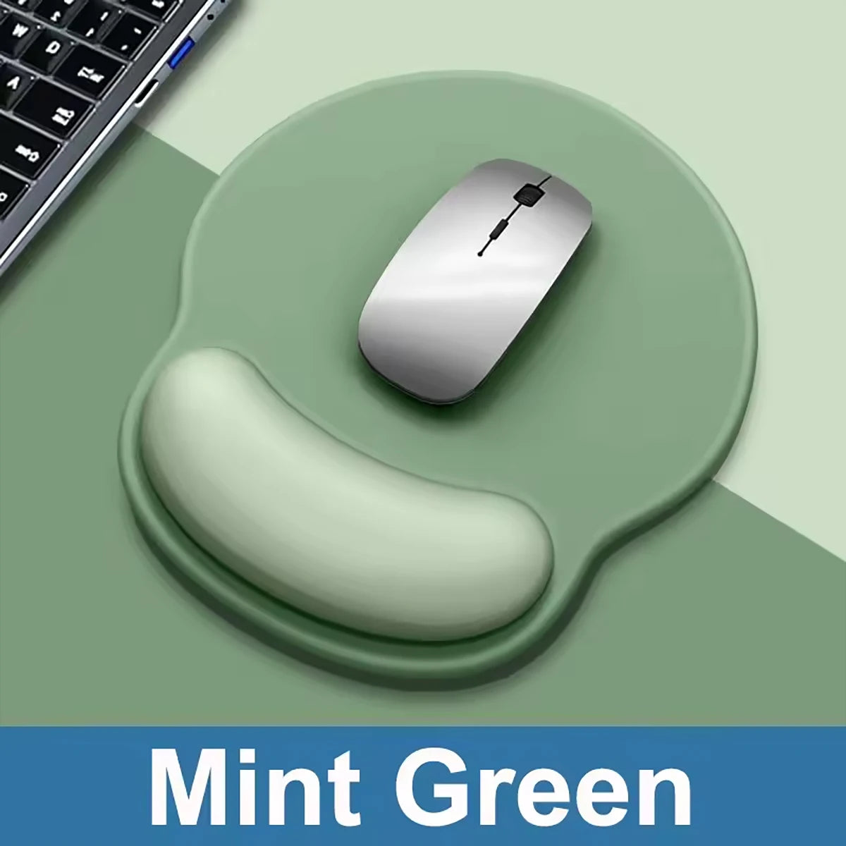 Gradient Thick Anti Slip Rubber Mouse Pad Suitable Office Use Qme dark green