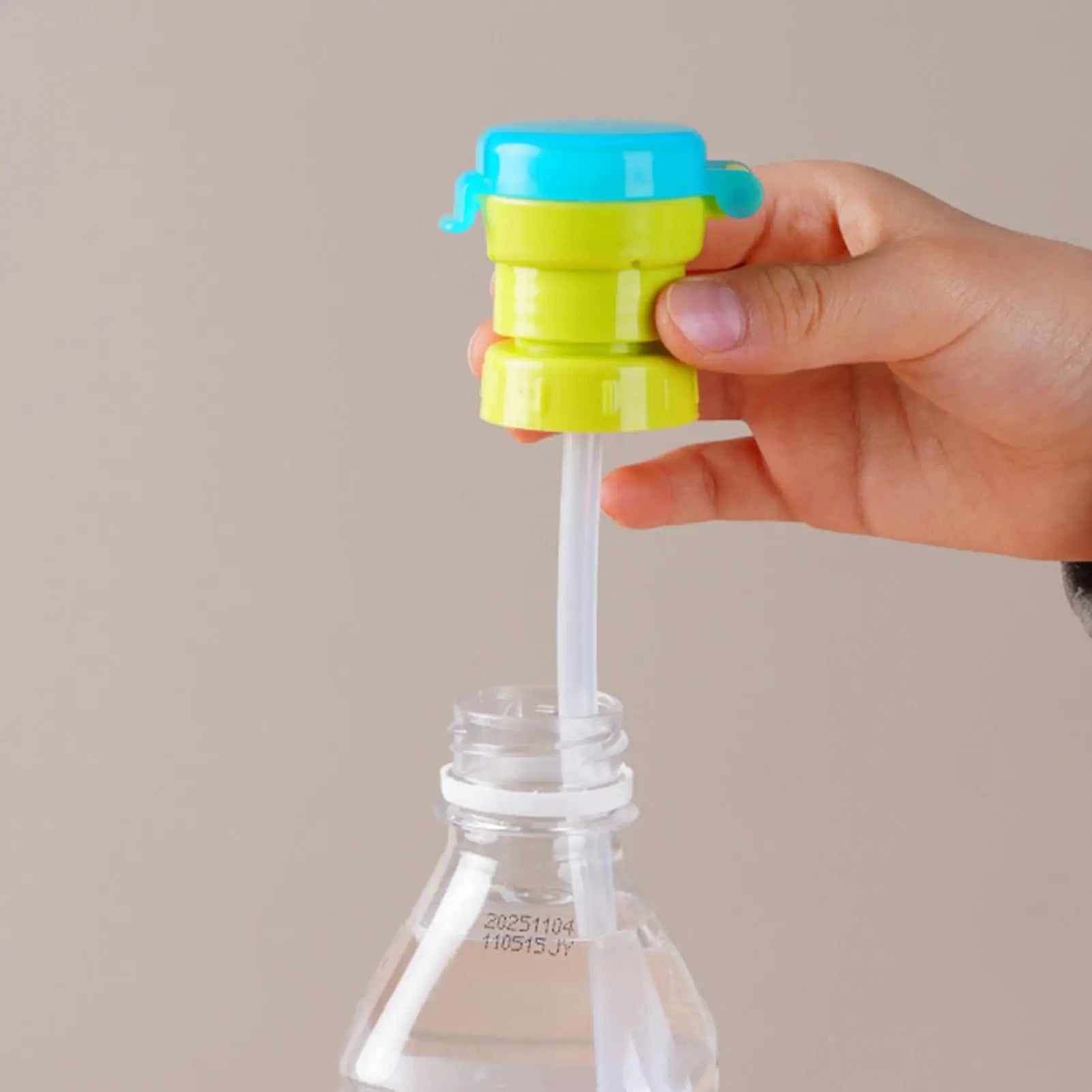 1pcs Water Bottle Topper for Kids Universal Portable Leak-Proof Drinking Tool Water Bottle Caps for Juice Party Travel Camping Qme
