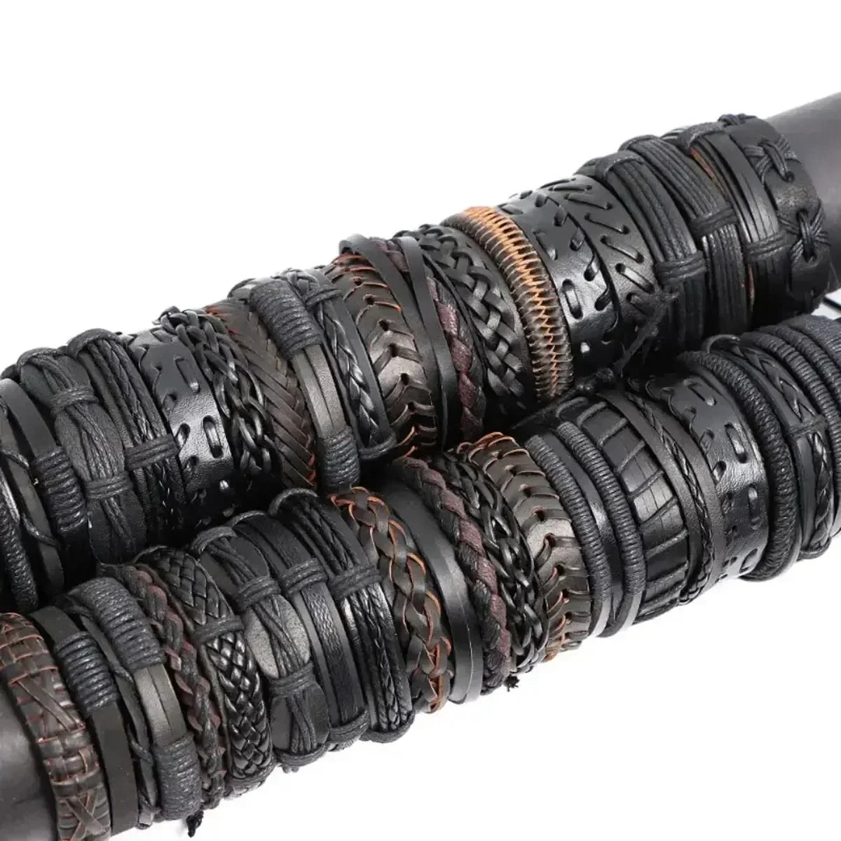 5PCS Random Style Men's Women's Webbing, Rope,Leather Bracelet Classical Festive Women Gift(Including But Not Limited to Pic) Qme