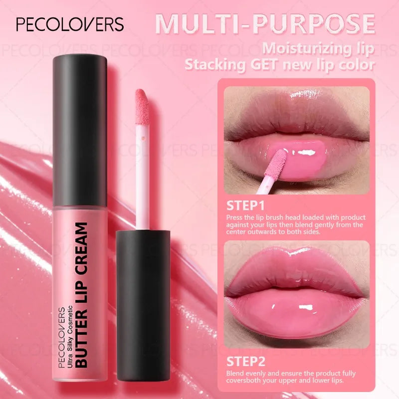 Buttery Short Lip Gloss Moisturizing Lipstick Rendering Suitable Qme