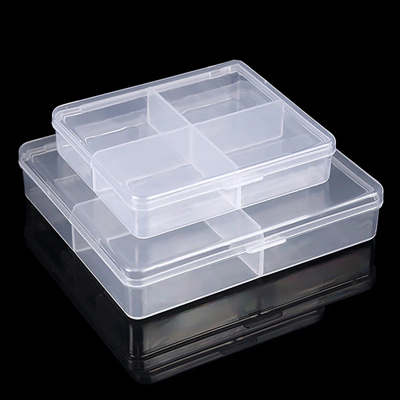 Jewelry Beads Container Box Tools Accessories Square Plastic Qme