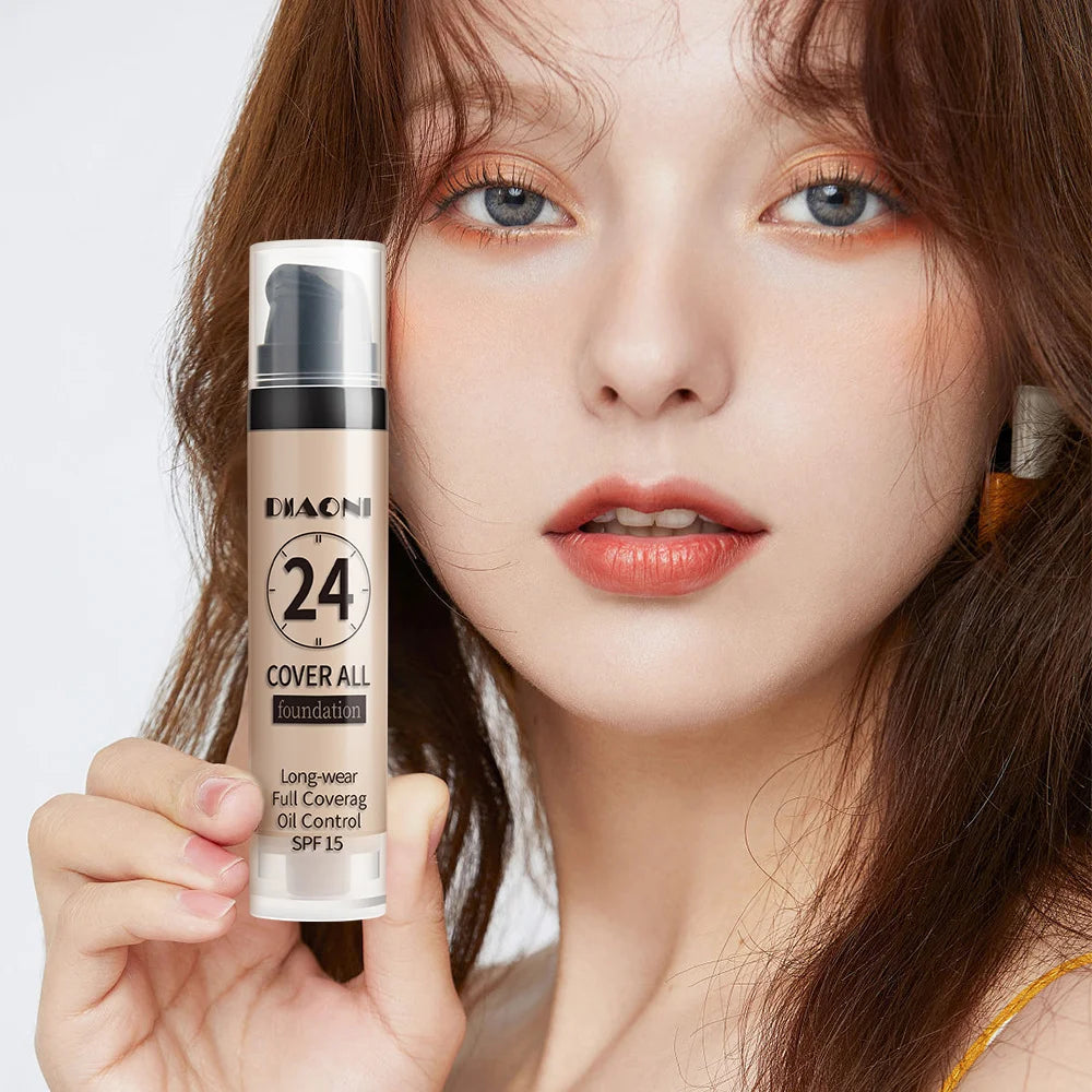 Professional Makeup 9-color Waterproof Moisturizing Liquid Fully Qme