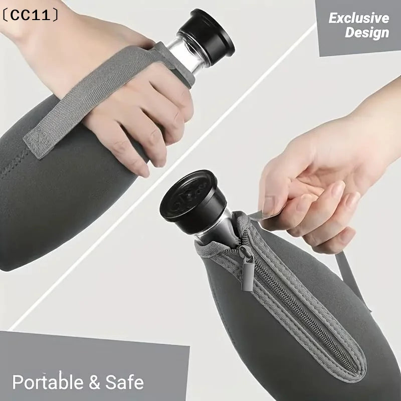 Soda Bottle Protective Case Neoprene Protector Sleeve Party Outdoor Qme