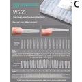 Sandwich Nail Mode Extension Almond Coffin 15 Rapid Dual Forms Bottom Qme C