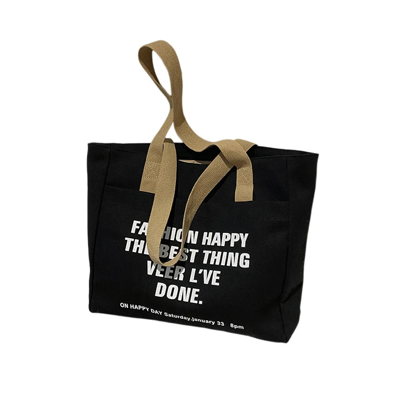 Student Classes Commute Laptop Carrying Bag Casual Handbags Canvas Qme