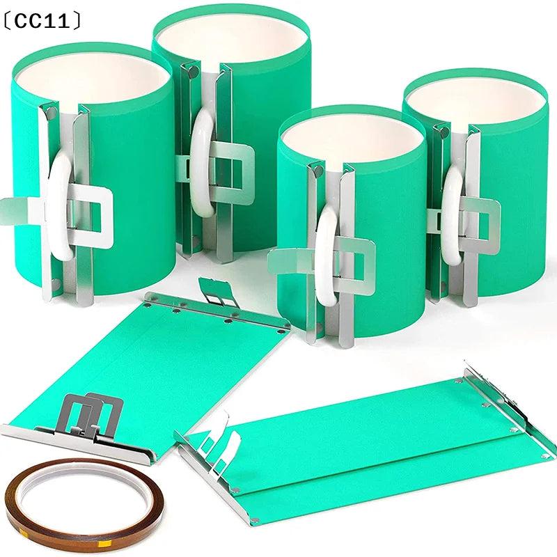 CC11Mug Heat Transfer Fixture Sublimation Silicone Mug Wrap Qme