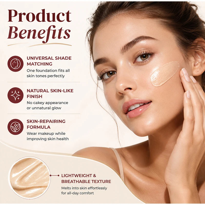 Changing Liquid Foundation Temperature Regulating Skin Concealer Qme