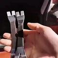 Auto Trim Removal Tool - Car Audio & Door Panel Pry Bar with Ergonomic Black Grip for Interior Disassembly, Qme Red 1pc