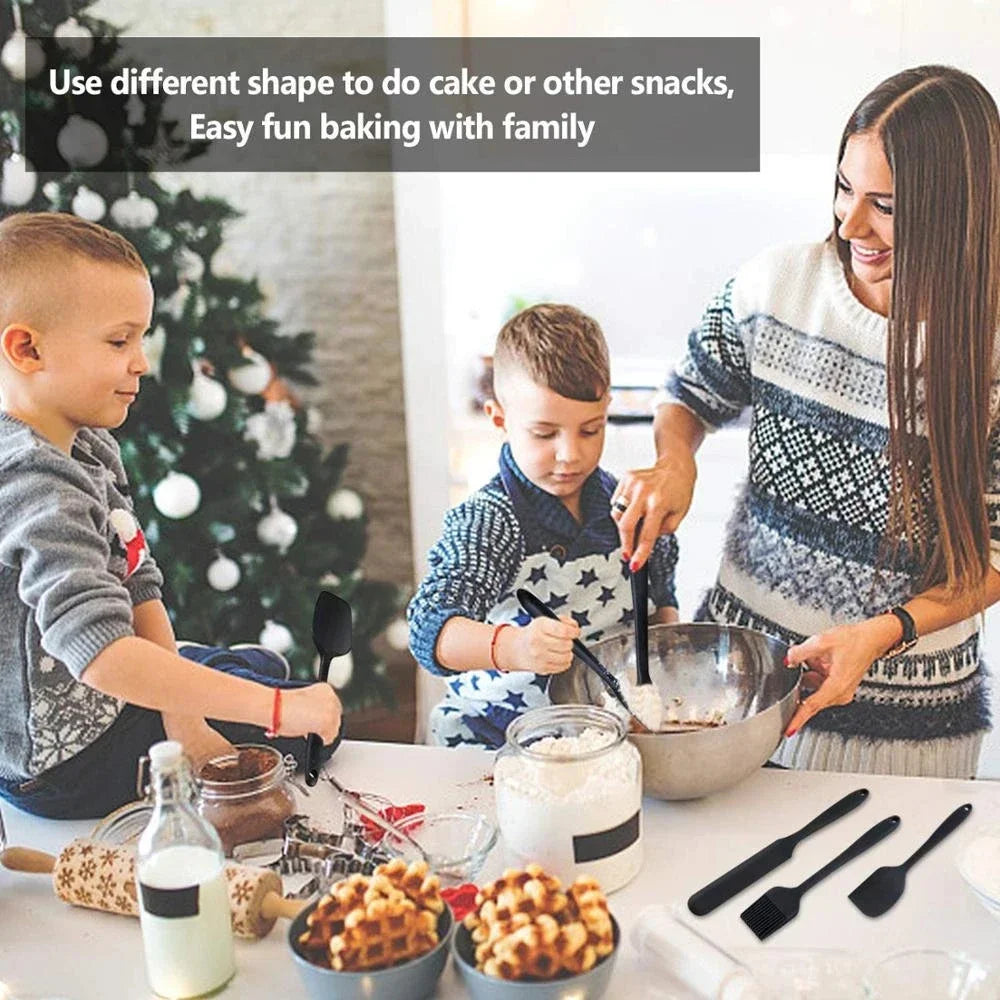 Silicone Spatula Food Grade Non Stick Heat Resistant Spatulas Turner Qme