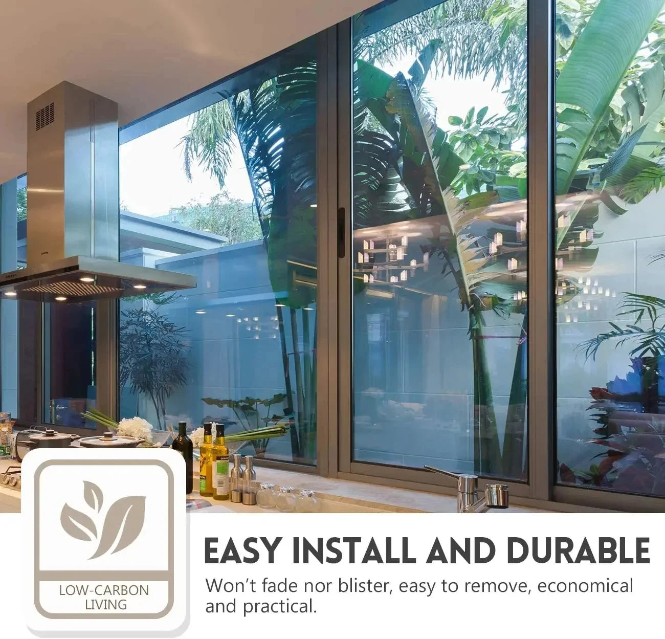 House Window Tint Privacy Film Anti Look Vinyl Mirror Foil Non Adhesive Car Glass Screen Stickers Rolls Heat UV Protection Tools Qme