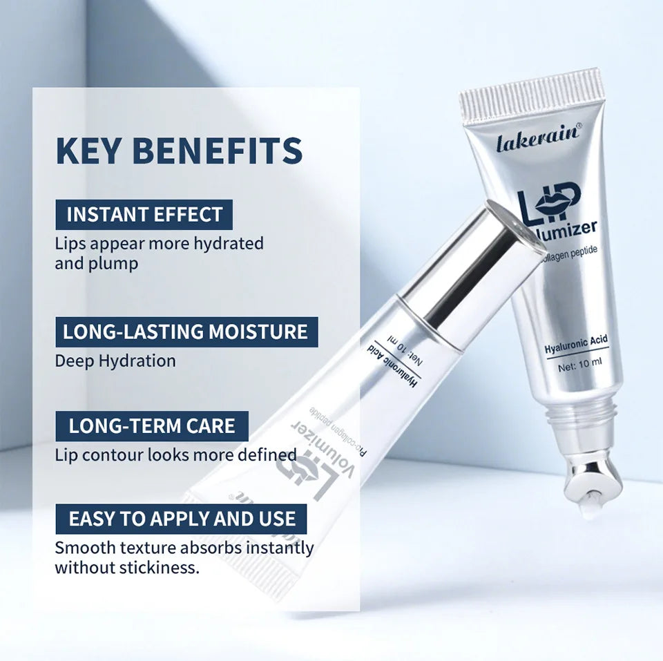 Instant Lip Plumping Essential Oil Hyaluronic Acid Nourishing Antiwrinkle Moisturising Sexy Lip Care Ultimate Plumping Lip Gloss Qme