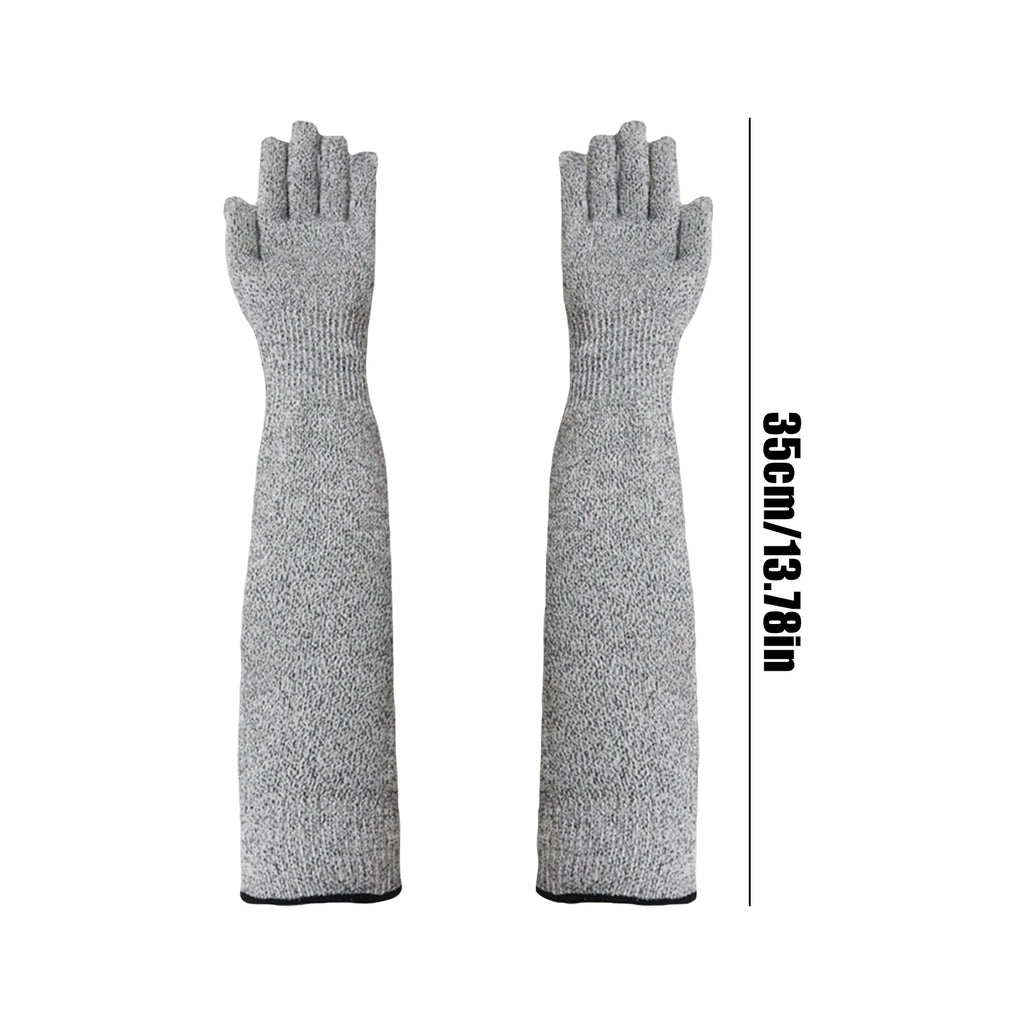 Pet Grooming Gloves Anti Bite Scratch Resistant Comfortable Lining Protective Pet Gloves Pets Training Handling Gloves Qme
