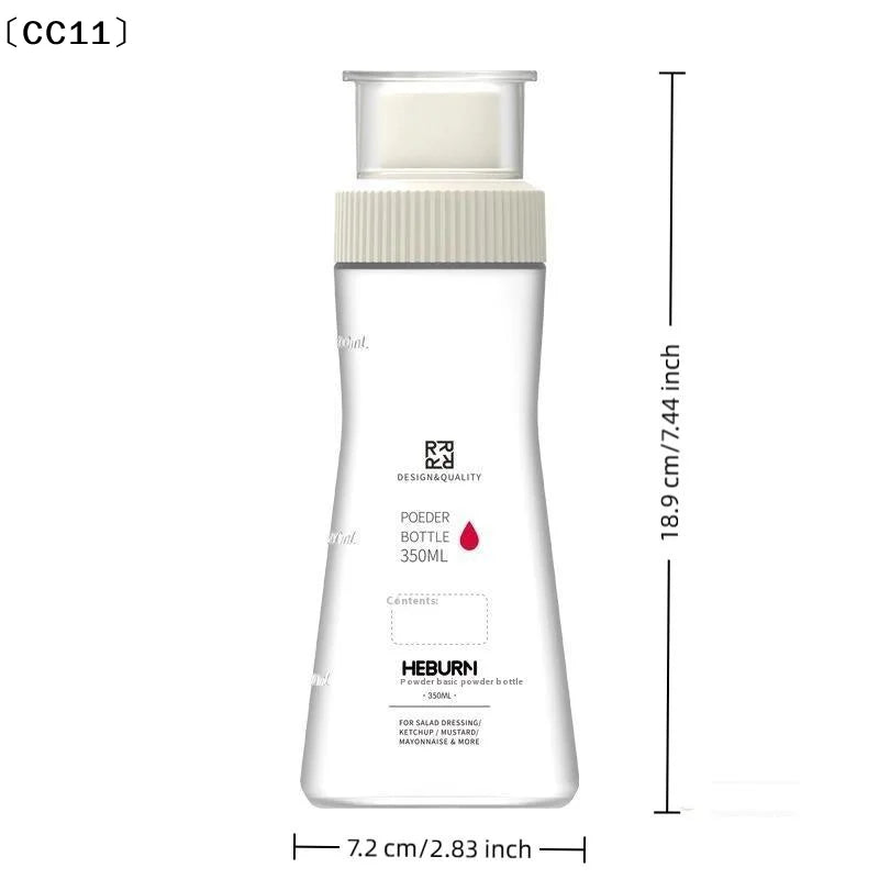 CC11350ML Seasoning Bottle Pepper Spice Salt Sugar Jar Flour Bbq Qme