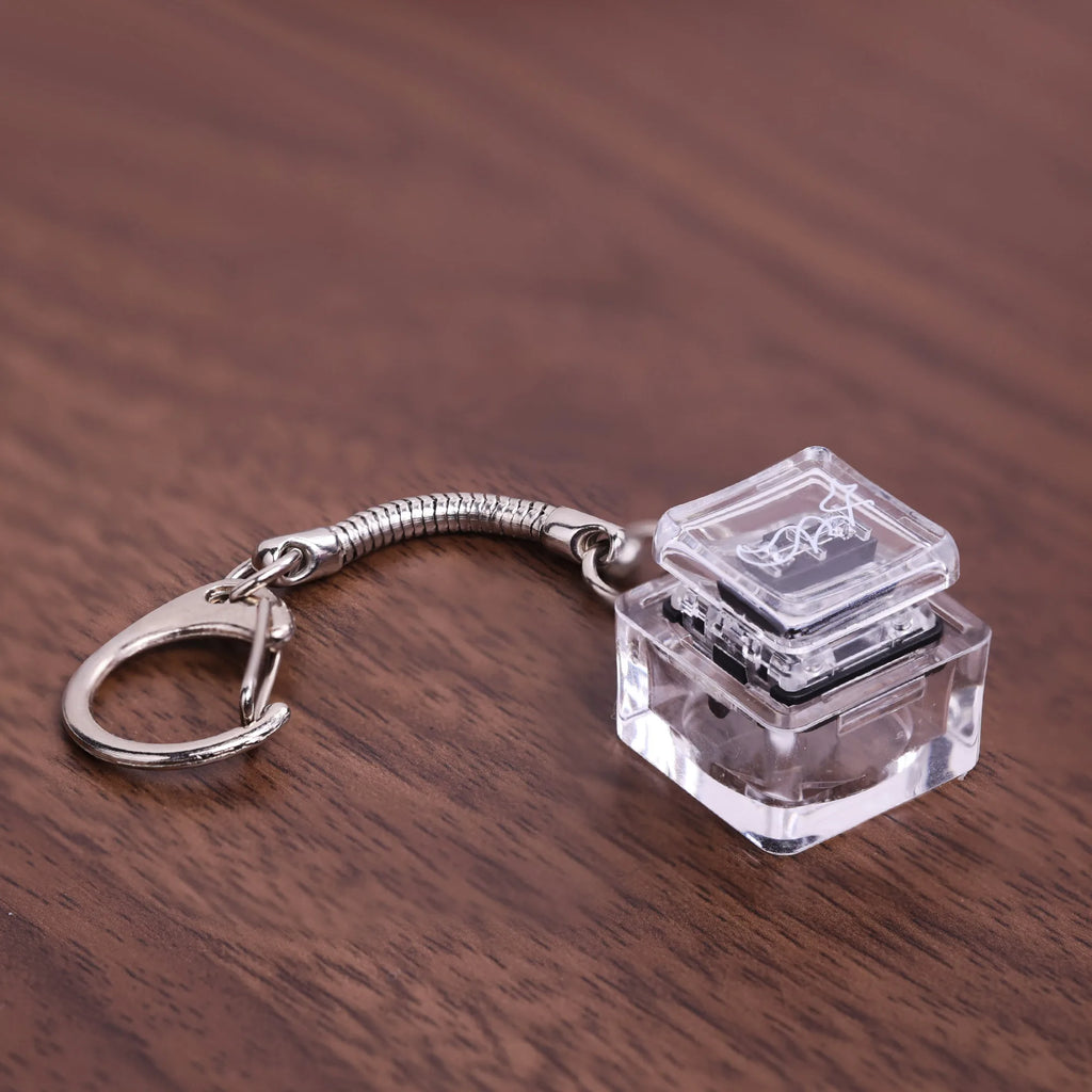 1 Pcs Finger Button Anti-stress Toys Acrylic Mechanical Keyboard Keycaps Office Decompression Calming Children Adults Unzip Toys Qme